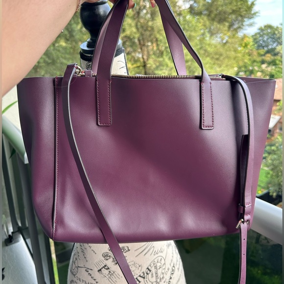 Kate Spade Handbag/Satchel- Excellent Condition. Burgundy - Picture 7 of 8